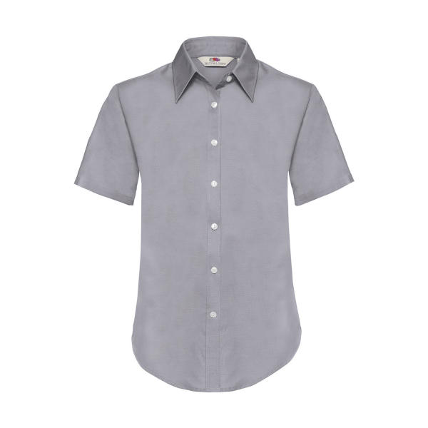 Ladies Oxford Shirt - Oxford Grey - 2XL