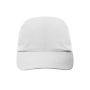 MB6228 3 Panel Cap - white - one size