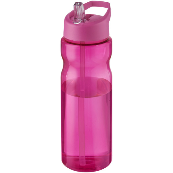 H2O Active® Base 650 ml spout lid sport bottle - Magenta/Magenta