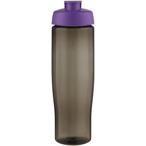 H2O Active® Eco Tempo 700 ml flip lid sport bottle - Purple/Charcoal