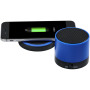 Cosmic Bluetooth® speaker and wireless charging pad - Royal blue