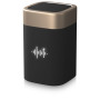 SCX.design S30 speaker 5W met oplichtend logo - Goud/Zwart