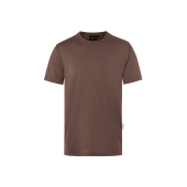 TM 9 Men's Workwear T-Shirt Casual-Flair, from Sustainable Material , 51% GRS Certified Recycled Polyester / 46% Conventional Cotton / 3% Conventional Elastane - light brown - 2XL