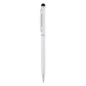 Aluminium touchscreen pen, wit