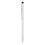 Aluminium touchscreen pen, wit