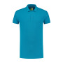 L&S Polo Basic Cot/Elast SS for him 313c Turquoise-L