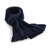 Classic Knitted Scarf - French Navy - One Size