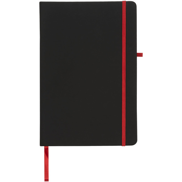 Noir medium notitieboek - Zwart/Rood