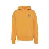 Iqoniq Yoho gerecycled katoen relaxed hoodie, sundial oranje (XXL)