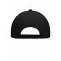 MB6135 6 Panel Polyester Peach Cap - black - one size