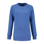 L&S Heavy Sweater Raglan Crewneck for her royal blue heather XXL