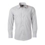 Men's Shirt Longsleeve Poplin - light-grey - M