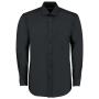 Long Sleeve Classic Fit Business Shirt, Black, 21, Kustom Kit