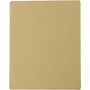 Bamboe cover notitieboek met pen bruin