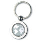 GLOBY - Metalen sleutelhanger - Zilver