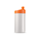 Sportbidon design 500ml - Wit / Oranje