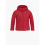 Kids' hooded softshell jacket Red 5/6 ans