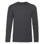 FOTL Valueweight Longsleeve T, Dark Heather Grey, S