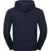 Authentic Full zip hooded melange sweatshirt Indigo Melange S