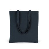 Klassieke shopper van biologisch katoen Navy Blue One Size