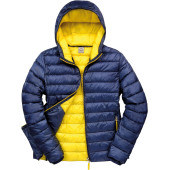 Mens Snow Bird Hooded Jacket Navy / Yellow L