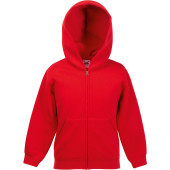 Kids Classic Hooded Sweat Jacket (62-045-0) Red 12-13 jaar