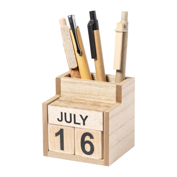 Laorek - eeuwigdurende kalender pennenhouder