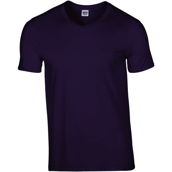 Premium Cotton Adult V-neck T-shirt Navy XXL