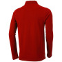 Oakville herenpolo met lange mouwen - Rood - L