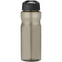 H2O Active® Eco Base 650 ml sportfles met tuitdeksel - Charcoal/Zwart