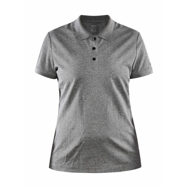 Core Unify polo shirt wmn dk grey mel. xs