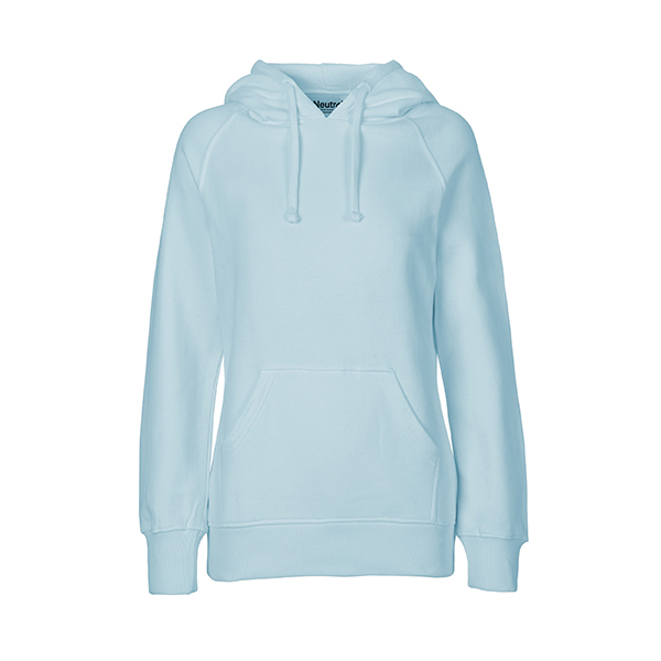 Neutral ladies hoodie-Light-Blue-XS