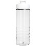 H2O Active® Treble 750 ml sportfles met kanteldeksel - Transparant/Wit