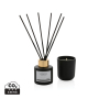 Ukiyo candle and fragrance sticks gift set, black