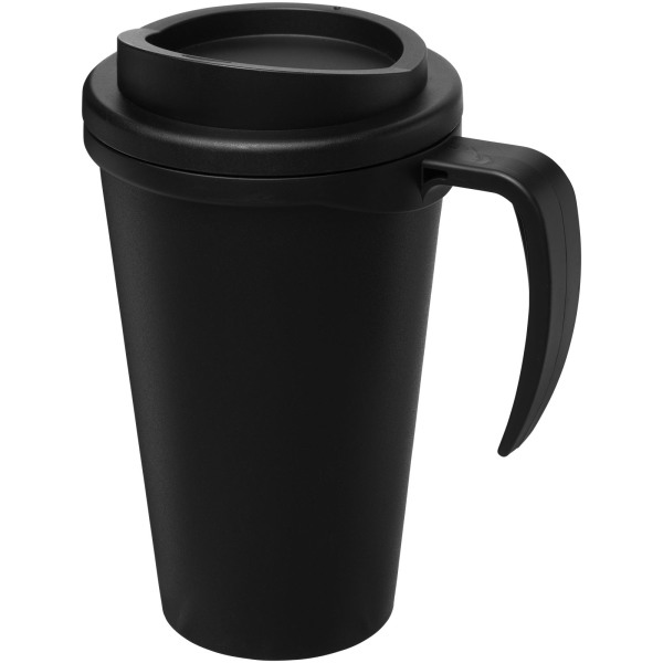 Americano® Grande 350 ml insulated mug - Solid black