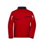 Workwear Softshell Padded Jacket - COLOR - - red/navy - 6XL