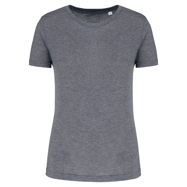 Damessport-T-shirt triblend met ronde hals Grey Heather XXL