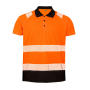 Recycled Safety Polo Shirt - Fluorescent Orange - 4XL/5XL