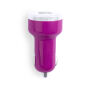 USB Auto Oplader Denom - FUCSI - S/T