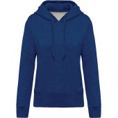 Dames hooded sweater Bio Ocean Blue Heather M