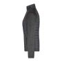 Ladies' Knitted Hybrid Jacket - grey-melange/anthracite-melange - XS