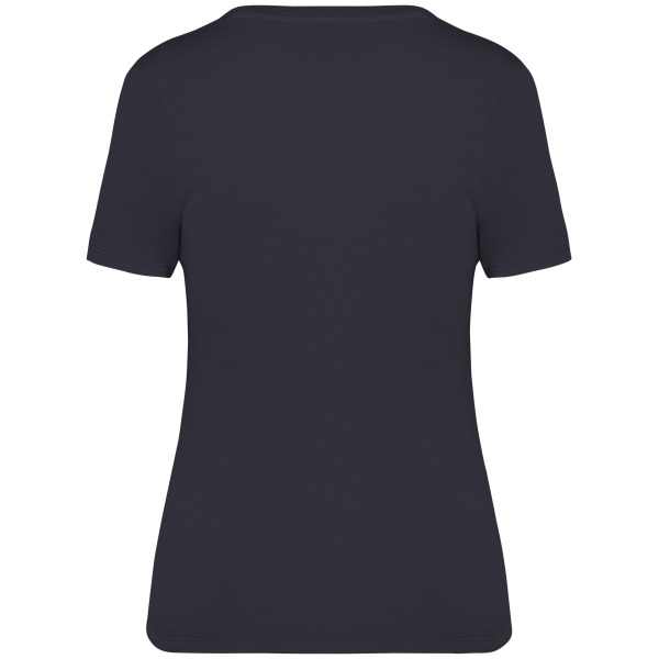 Ecologisch verwassen dames-T-shirt Washed Coal Grey XS