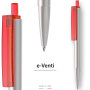Ballpoint Pen e-Venti Silver Red
