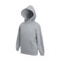 Kids Classic Hooded Sweat - Heather Grey - 116 (5-6)