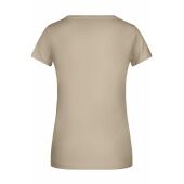 Ladies' Basic-T - stone - S