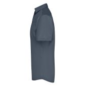 Men's Business Shirt Short-Sleeved - carbon - 6XL