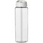 H2O Active® Vibe 850 ml sportfles met tuitdeksel - Transparant/Wit