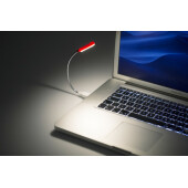 ABS en metalen laptop lamp blauw
