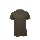 Organic Cotton Inspire V-neck T-shirt Khaki M