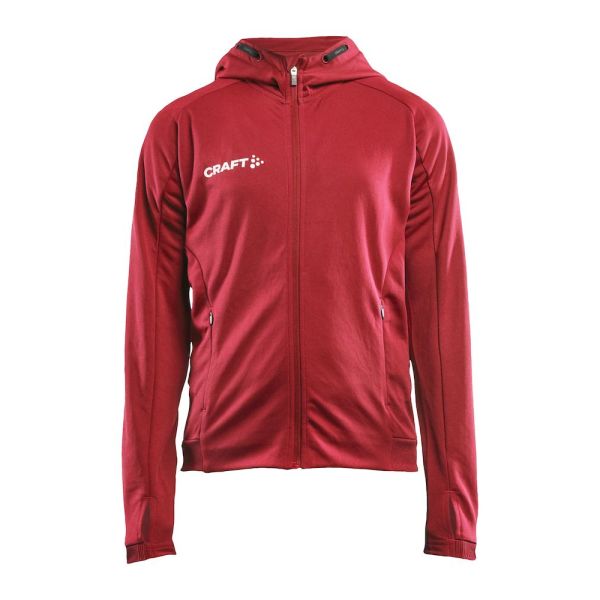 Craft Evolve hood jacket jr bright red 122/128